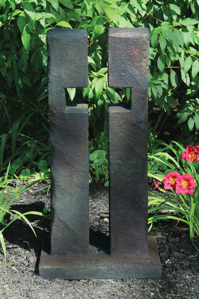 Open Cross Sculpture Contemporary to Classical Statuary Religious